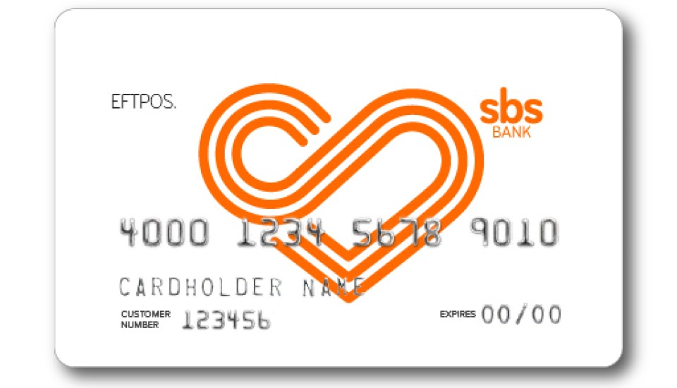 SBS EFTPOS card